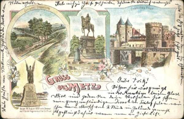 Metz  57 Moselle Metz 1. Garde Regiment  Litho Schlucht