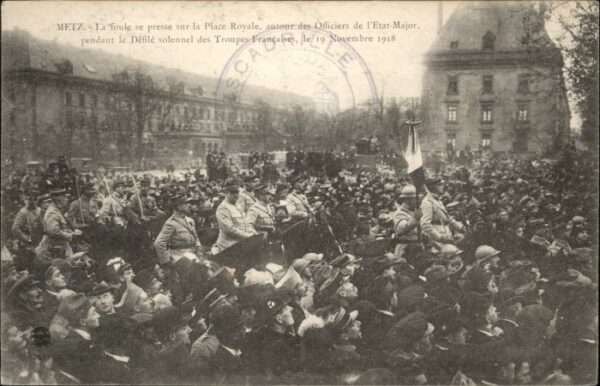 Metz  57 Moselle Metz Place Royale Major Troupes Francai