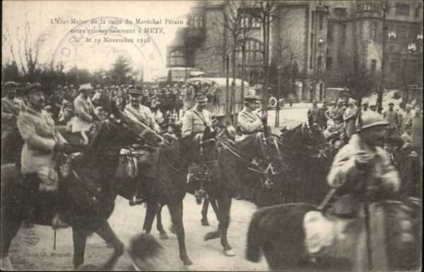 Metz  57 Moselle Metz Major Marechal Petain Soldaten Pfe