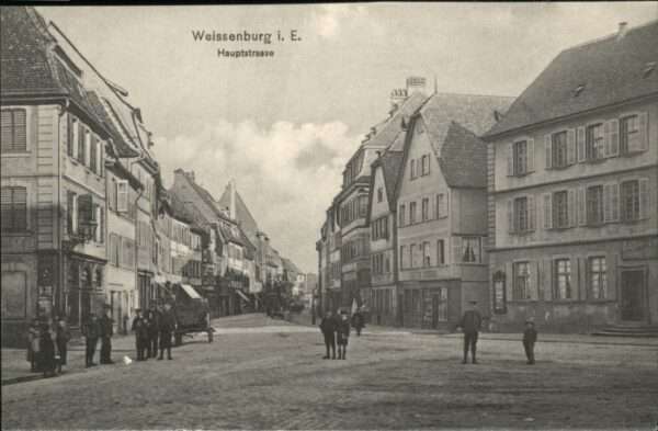 Weissenburg Elsass Hauptstrasse