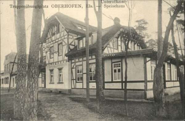 Oberhofen Elsass Truppenübungsplatz Unteroffizier Speise