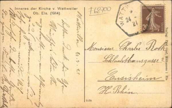 Wattweiler Elsass Kirche – Bild 2