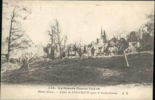 Steinbach Haut-Rhin Steinbach_Elsass Alsace Bombardement Ze