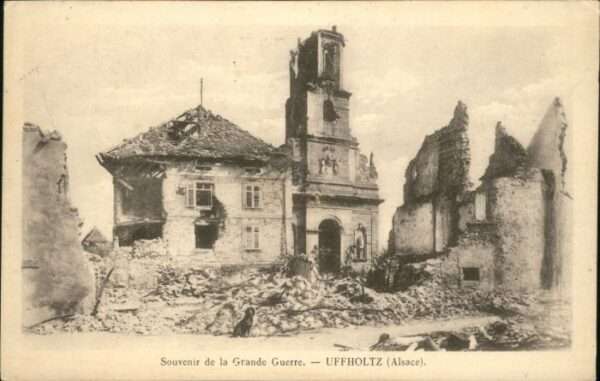 Uffholtz Alsace Zerstörung