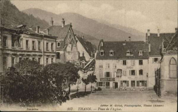 Thann Place Eglise