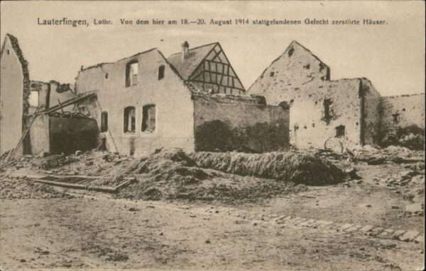 Lauterfingen Lothringen Zerstörung