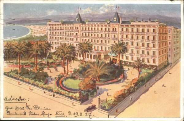 Nice Alpes Maritimes Nice Grand Hotel Palmiers Boulevard Vic