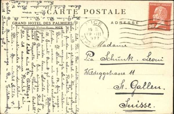 Nice Alpes Maritimes Nice Grand Hotel Palmiers Boulevard Vic – Bild 2