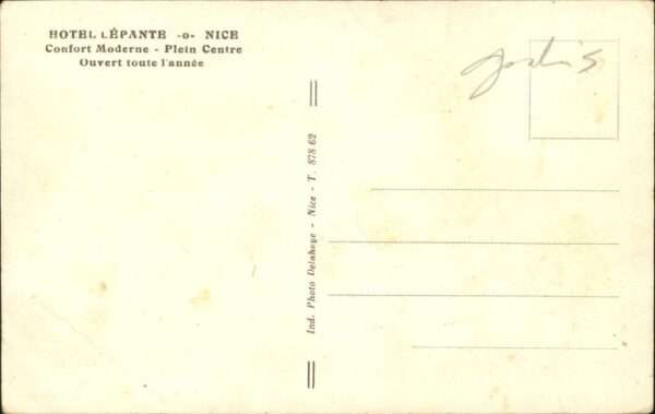 Nice Alpes Maritimes Nice Hotel Lepante Rue – Bild 2