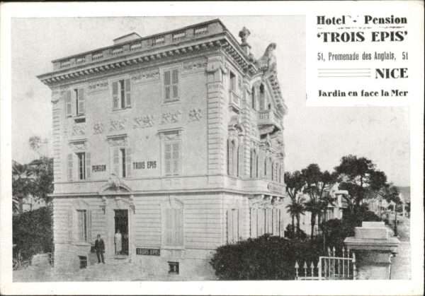 Nice Alpes Maritimes Nice Hotel Pension Trois Epis Promenade