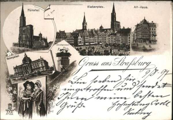 Strasbourg Alsace Strassburg_Elsass Münster Kleberplatz K