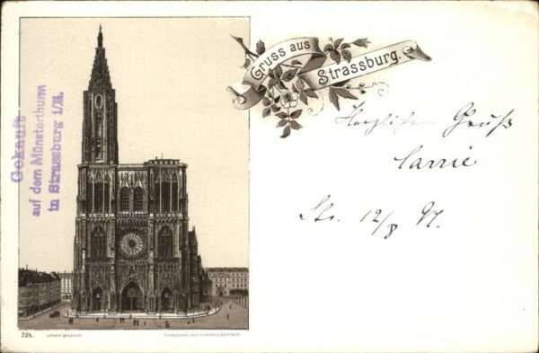 Strasbourg Alsace Strassburg_Elsass Münster