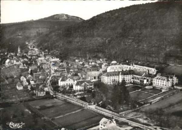 Oberbronn Bas Rhin Elsass Oberbronn Fliegeraufnahme Couvent