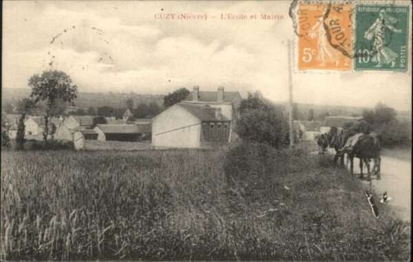 Cuzy Nievre Ecole Mairie