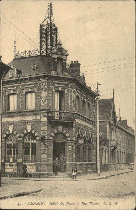 Denain Hotel des Postes Rue Thiers