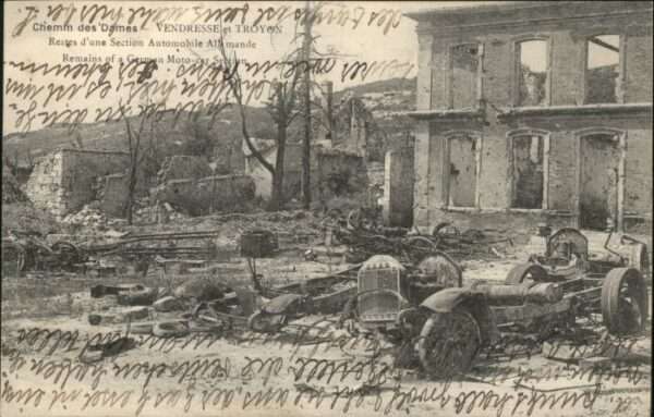 Vendresse Troyon Section Automobile Allemande Zer