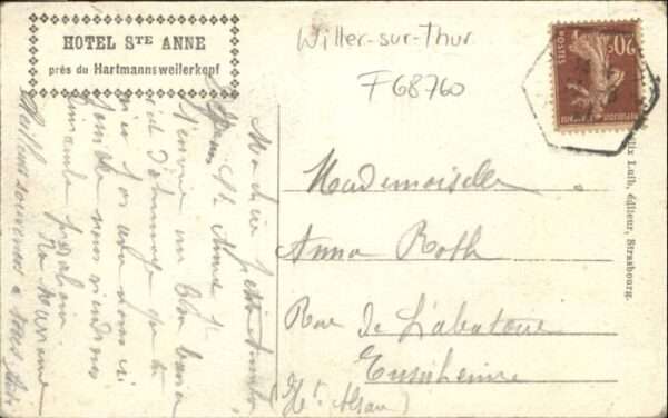 Hartmannsweilerkopf Hotel Ste. Anne Zerstörung – Bild 2