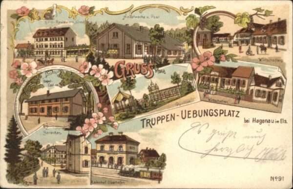 Hagenau Elsass Truppenübungsplatz Hotel Restaurant Hir