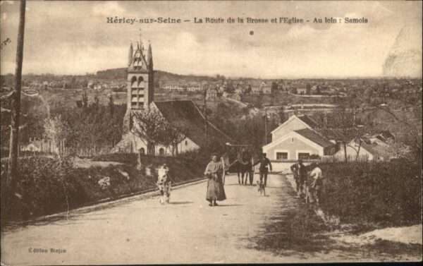 Hericy Seine Route Brosse  Eglise