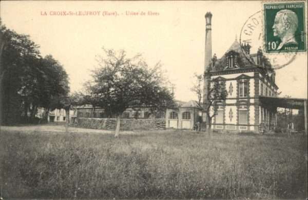 La Croix-Saint-Leufroy Eure Usine Fibres
