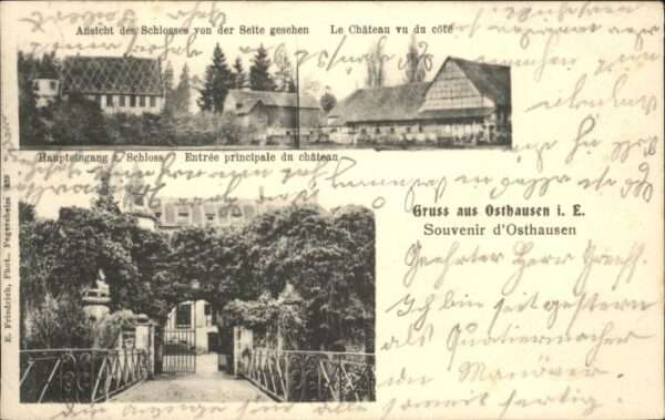 Osthausen Elsass Schloss Chateau