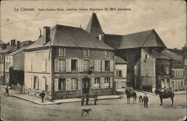 Le Chesne Ardennes Le_Chesne Soldaten Pferd Hund