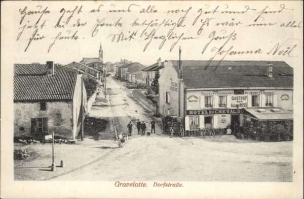 Gravelotte Moselle Dorfstrasse Hotel Gasthof zum Goldenen