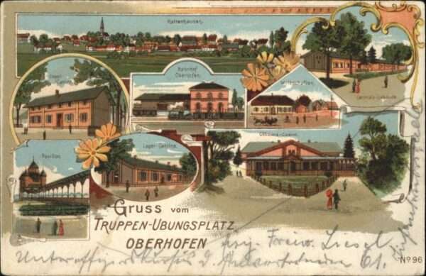 Oberhofen Elsass Truppenübungsplatz Bahnhof Wirtschaft K