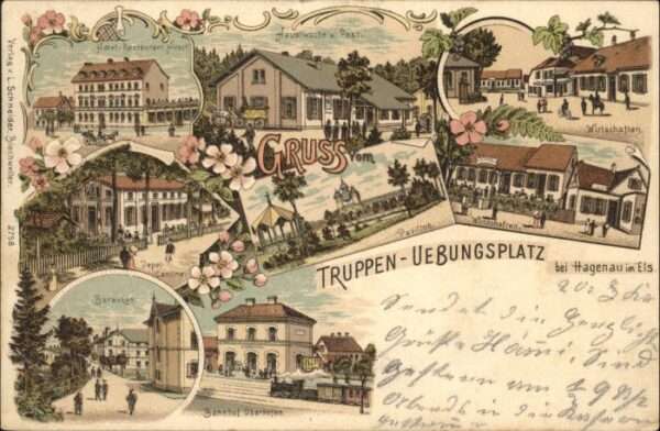 Hagenau Elsass Truppenübungsplatz Hotel Restaurant Hir
