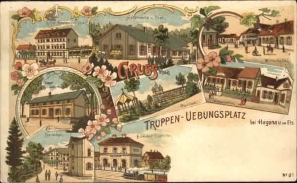 Hagenau Elsass Truppenübungsplatz Hotel Restaurant Hir