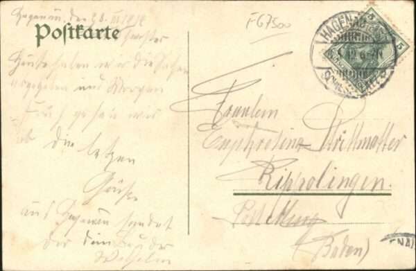 Hagenau Elsass Truppenübungsplatz Hotel Hirsch Wirtsch – Bild 2