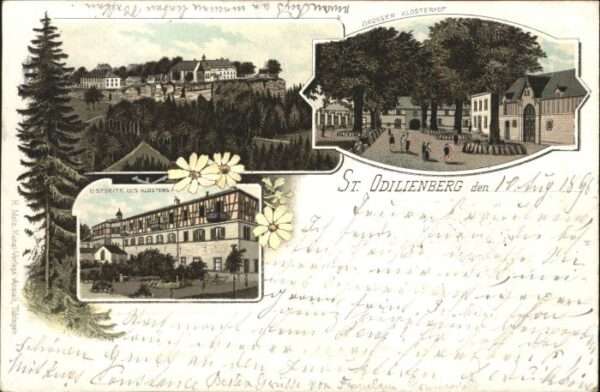 St Odilienberg Kloster Litho