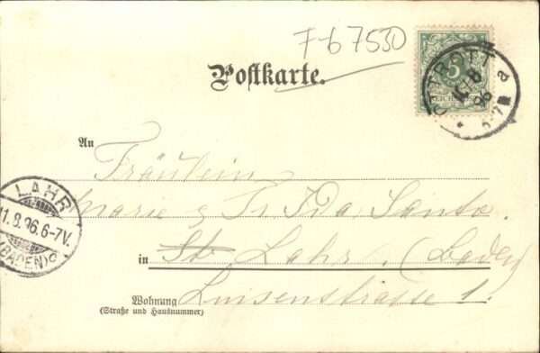 St Odilienberg Kloster Litho – Bild 2
