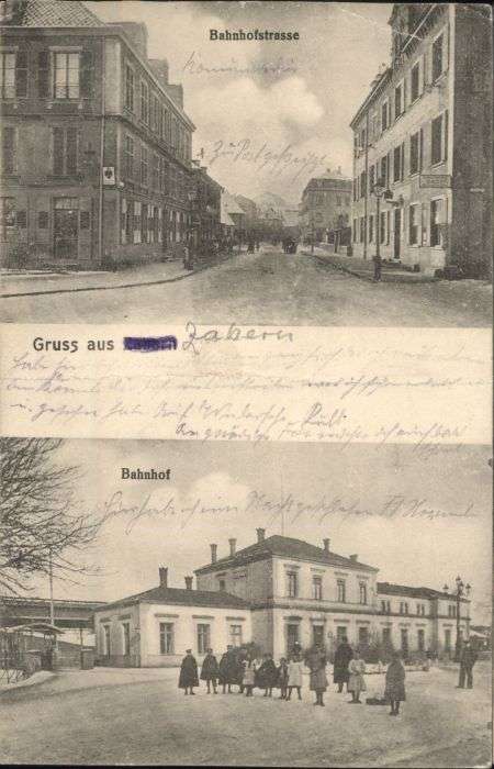 Zabern Saverne Zabern Bahnhofstrasse Bahnhof