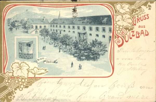 Sulzbad Trinkquelle Litho