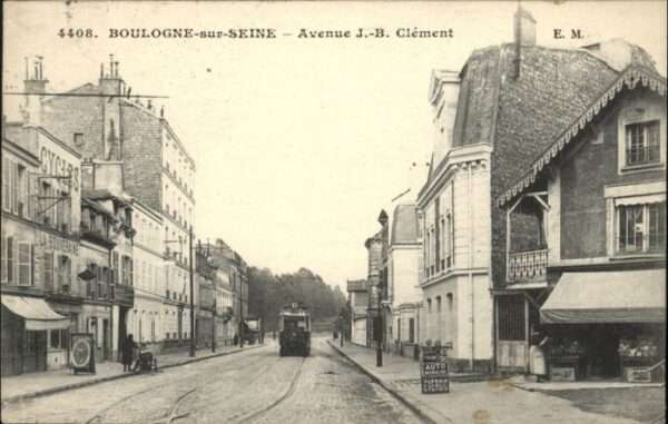 Boulogne-sur-Seine Bilancourt Boulogne-sur-Seine Strassenbahn Avenue