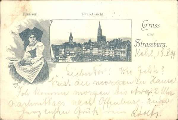 Strasbourg Alsace Strassburg_Elsass Tracht