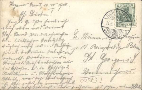 Hagenau Elsass [Stempelabschlag] Soldaten – Bild 2