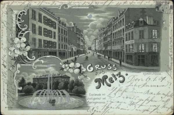Metz  57 Moselle Metz Litho Rönerstrasse