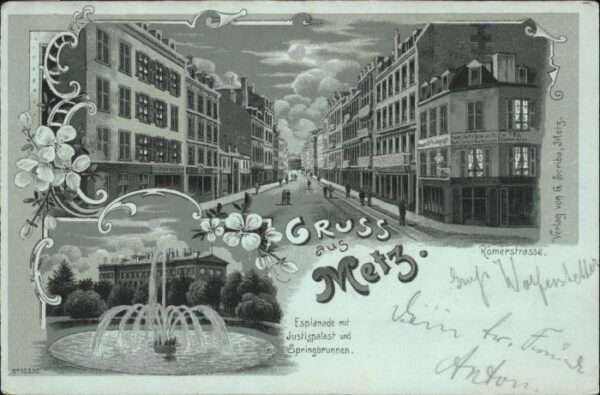 Metz  57 Moselle Metz Litho Rönerstrasse