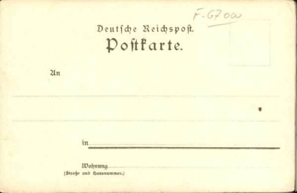 Strasbourg Alsace Strassburg Spitalthor Künstler F. Hoch – Bild 2