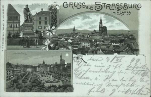Strasbourg Alsace Strassburg_Elsass Gutenberg-Denkmal Kle