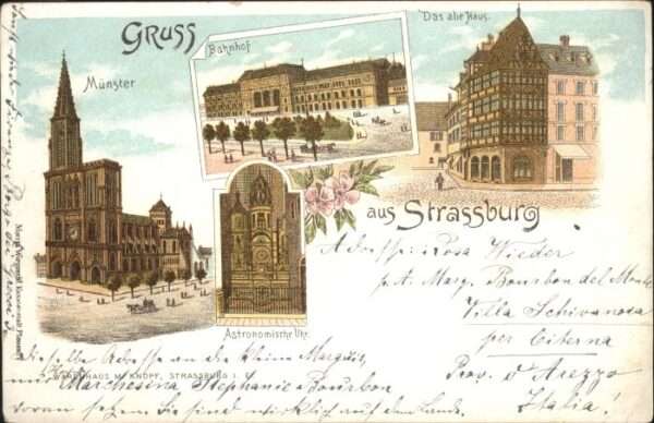 Strasbourg Alsace Strassburg Münster Astronomische Uhr Ba