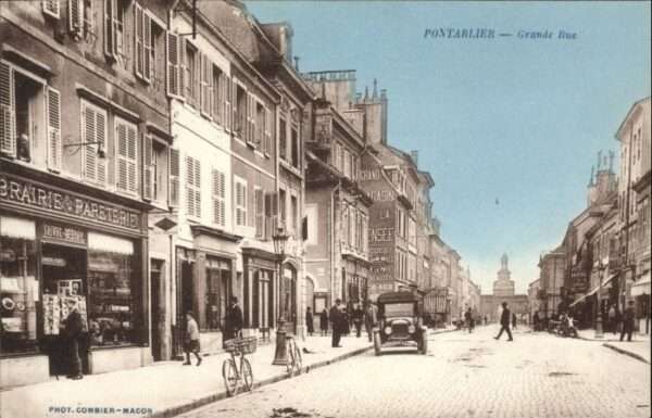 Pontarlier Doubs Pontalier Grande Rue