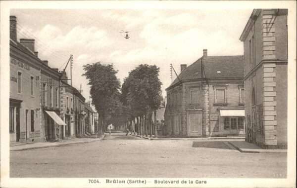 Brulon Sarthe Boulevard Gare