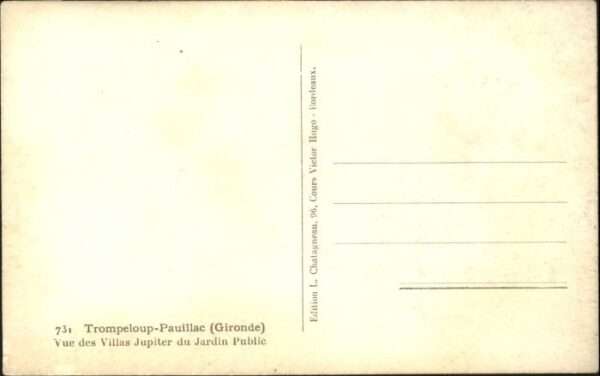 Trompeloup Pauillac Villa Jupiter Jardin Public – Bild 2