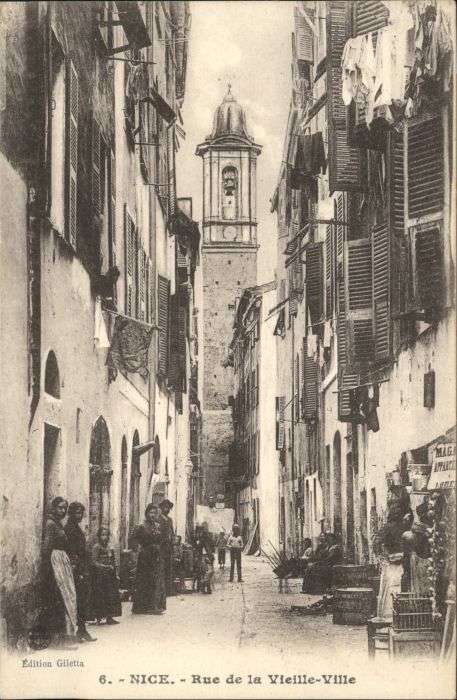 Nice Alpes Maritimes Nice Rue Vieille-Ville