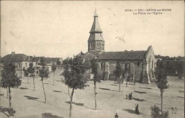 Neris-les-Bains Allier Place Eglise