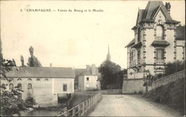 Champagne Sarthe Bourg et le Moulin