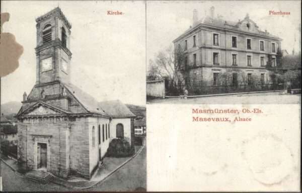 Masevaux Haut Rhin Alsace Masevaux Masmünster Elsass Alsace Kirch